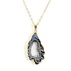 Amethyst Geode Necklace